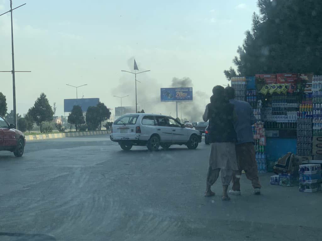 An explosion took place near Jamiat-e Islami office in Kart-e Parwan area of Kabul today at around 0800hrs this morning, sources reported.  Khalid Zadran, Taliban's Kabul PHQ spox confirmed the explosion in PD-2 of Kabul