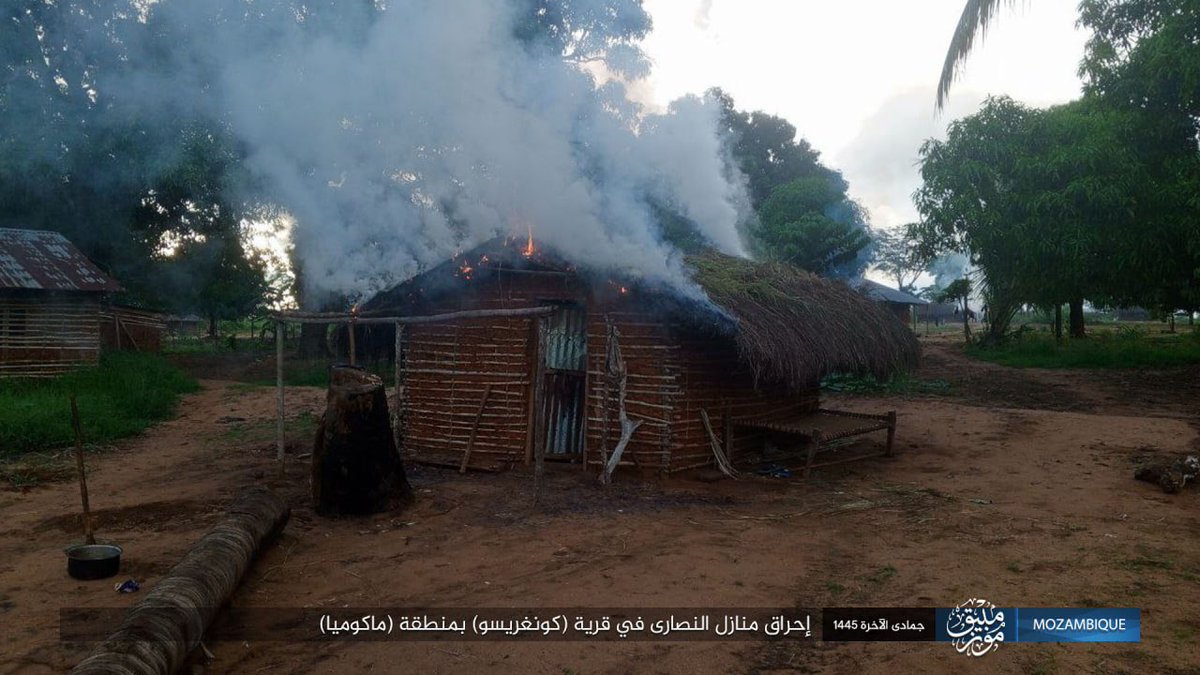 ISIS in Mozambique burned a Christian village in Cabo Delgado province