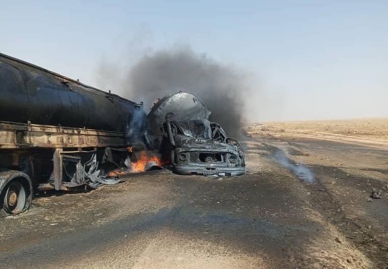 Two drivers were killed and another was injured in an attack by the ISIS  on oil tankers belonging to the Al-Qaterji militia on the Rusafa-Athreya road