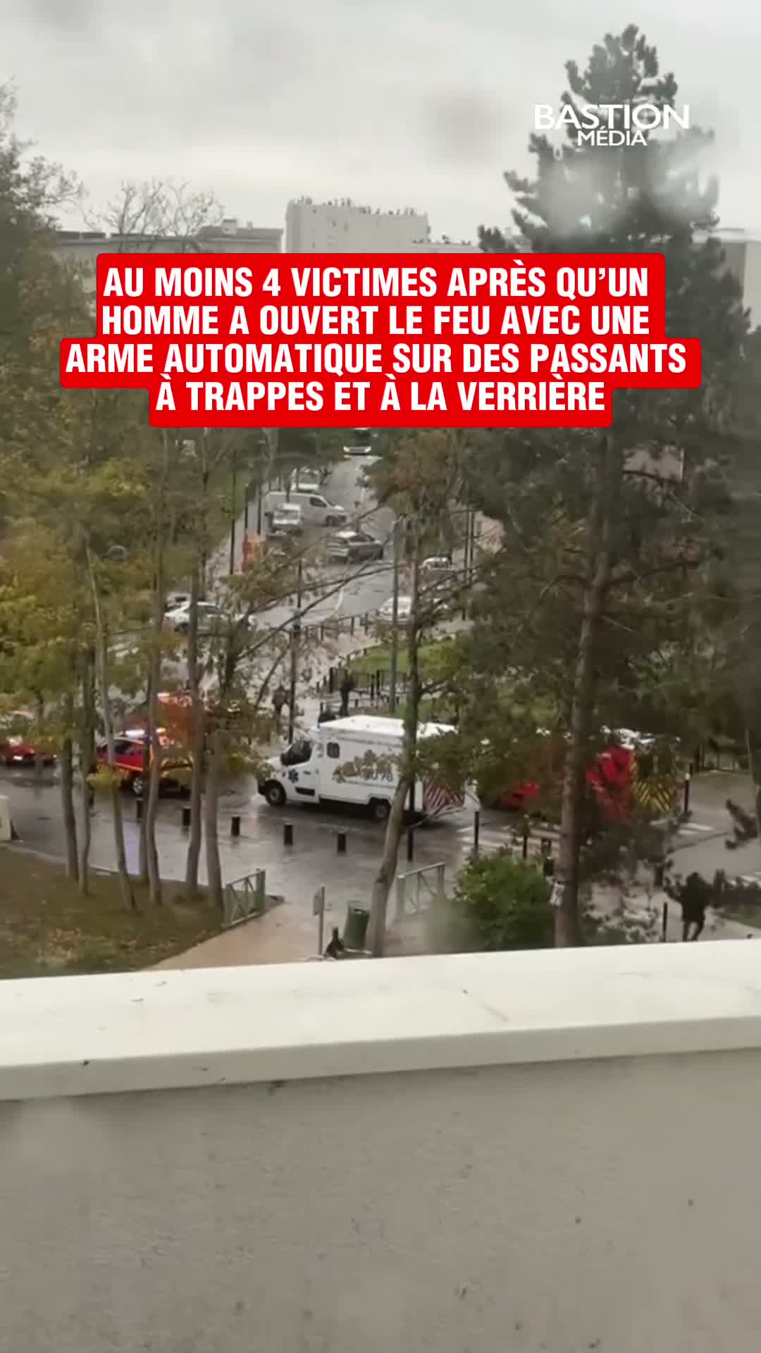 At least 4 victims after a man opened fire with an automatic weapon on passersby in Trappes and La Verrière, in the Yvelines. The individual fired multiple times, at different locations, before being apprehended by the police. A major police and emergency response deployment is in place on site